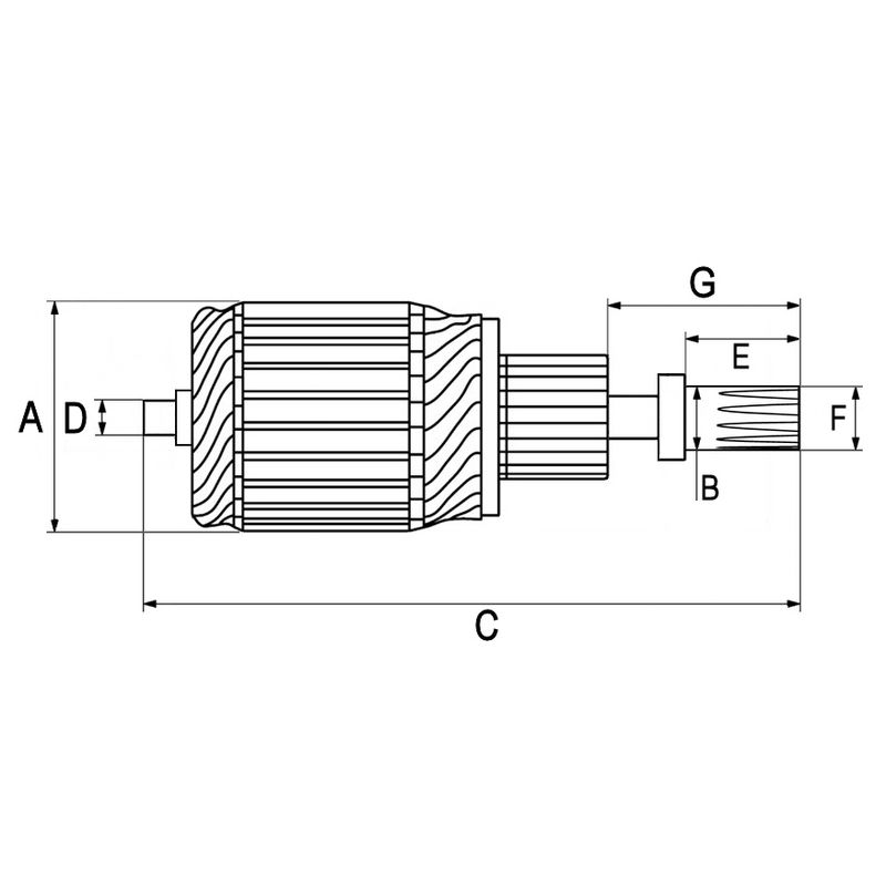 Armatura,demaror F 032 132 454 BOSCH