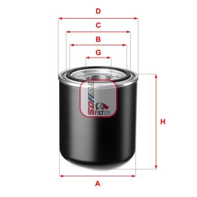 Повітряний фільтр, Sofima S7F14A