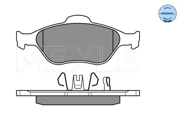 MEYLE 025 232 0217/W Brake Pad Set, disc brake