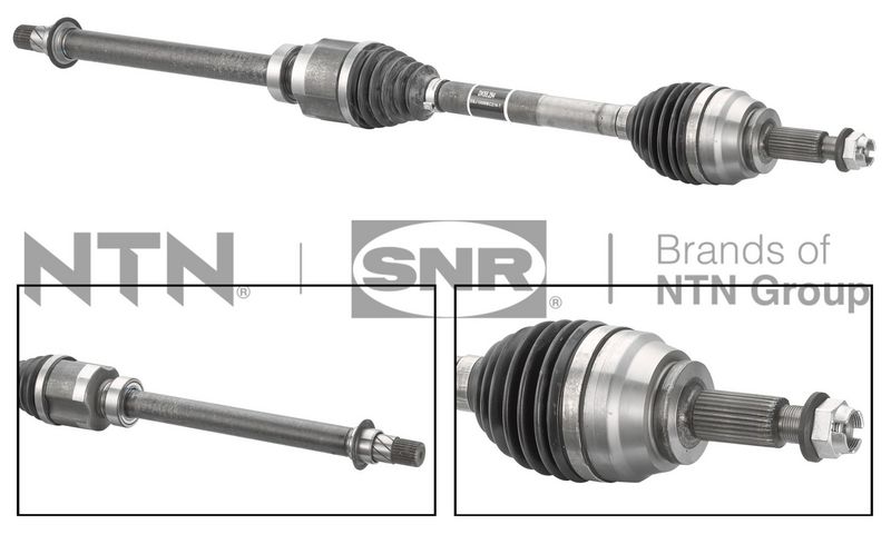 полуоска SNR