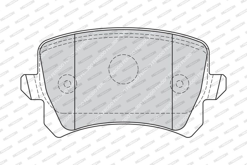 Sada brzdových destiček, kotoučová brzda FDB4192