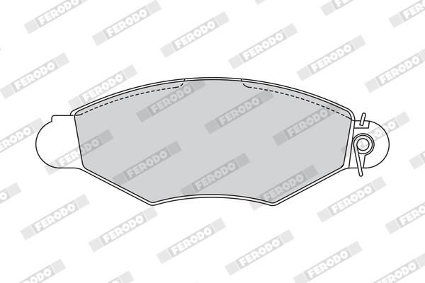 FERODO Plaquettes de frein à disque FDB1135
