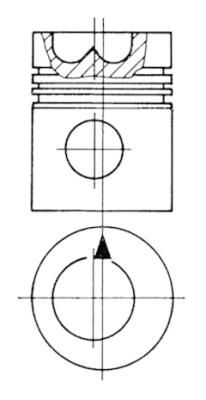 Product Image - Zuiger - 93474700 - KOLBENSCHMIDT