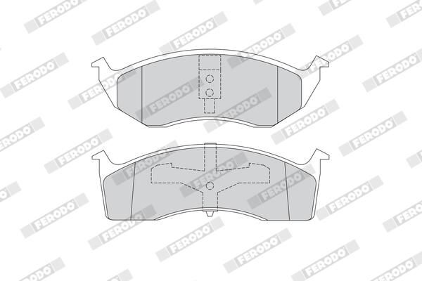 FERODO Plaquettes de frein à disque FDB1098