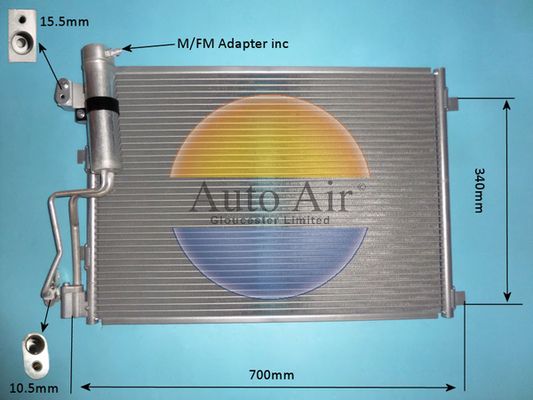 Auto Air Gloucester 16-1347 Condenser, air conditioning