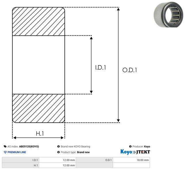 AS-PL ABE9120(KOYO) Bearing