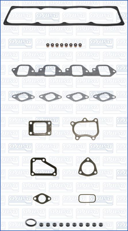 Complete motorpakkingset (omhoog) past: FORD MAVERICK  HYUNDAI LANTRA I  MITSUBISHI COLT III, LANCER IV  NISSAN CABSTAR, CABSTAR E, NAVARA, PICK UP, TERRANO I, TERRANO II, URVAN 1.6-2.7D 10.82-03.08
