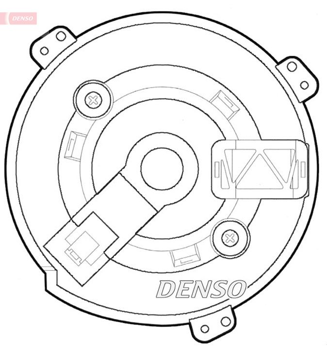 DENSO Utastér-ventilátor DEA09020