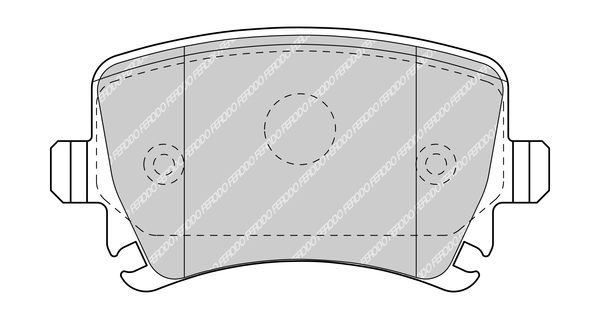 FERODO FDB5107 Brake Pad Set, disc brake