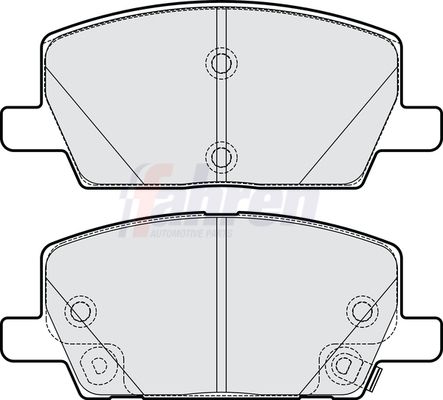 Fahren Brake Pad Set, disc brake FBP4253