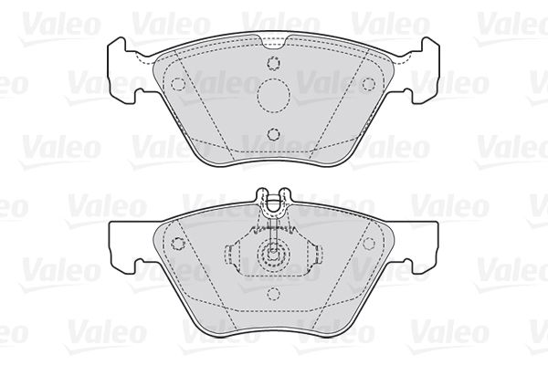 VALEO 301636 Brake Pad Set, disc brake