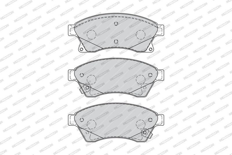 FERODO Plaquettes de frein à disque FDB4262