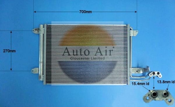 Auto Air Gloucester 16-1054 Condenser, air conditioning