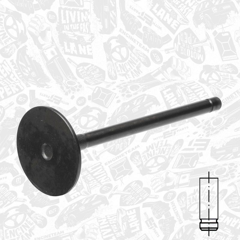 Product Image - Inlaatklep - VI0087 - ET ENGINETEAM