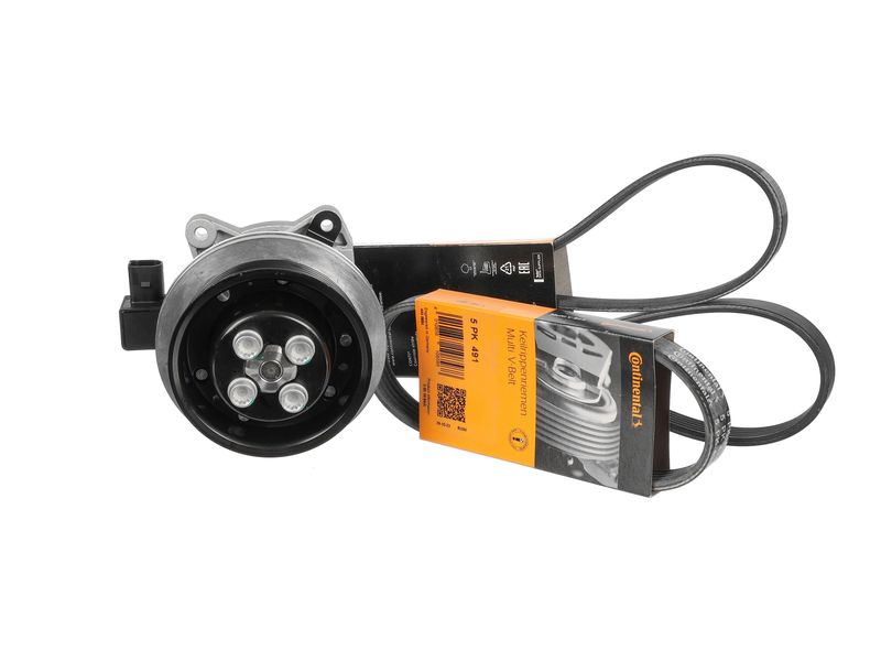Product Image - Waterpomp + multi v-riemset - PW0010 - ET ENGINETEAM
