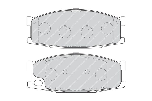 FERODO FVR1701 Brake Pad Set, disc brake