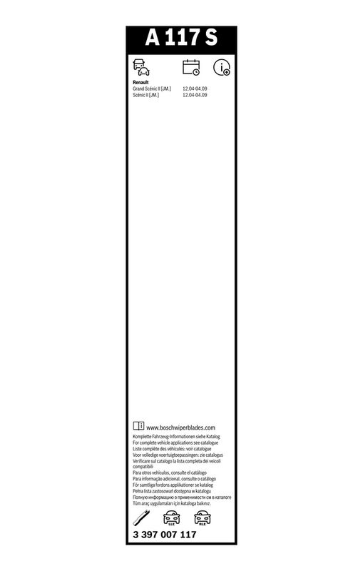 BOSCH 3 397 007 117 Wiper Blade