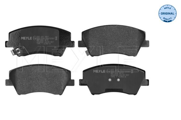 MEYLE 025 225 1817 Brake Pad Set, disc brake