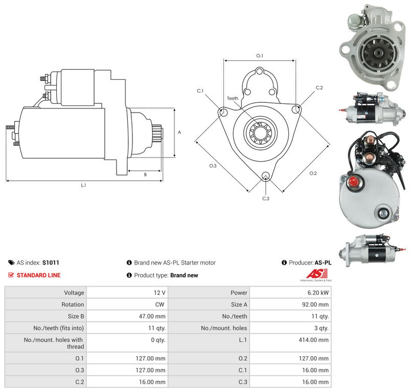AS-PL S1011 Starter