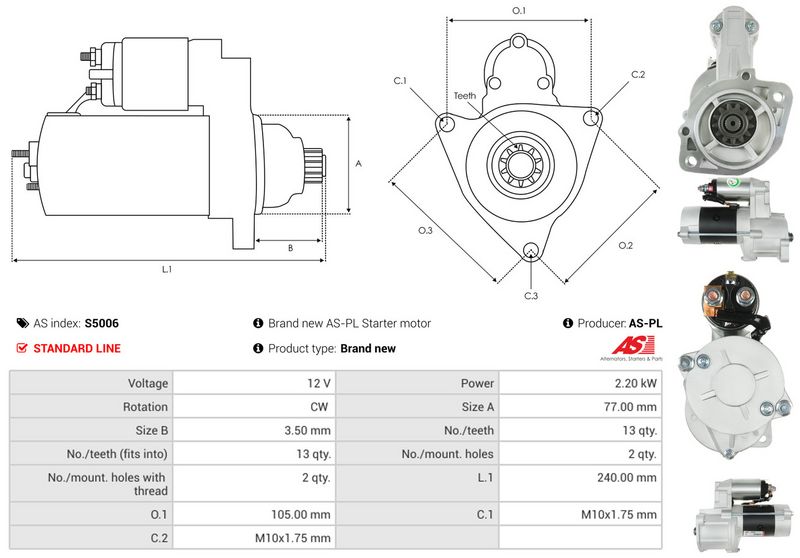 AS-PL S5006 Starter