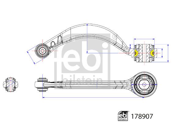 FEBI BILSTEIN 178907 Control/Trailing Arm, wheel suspension