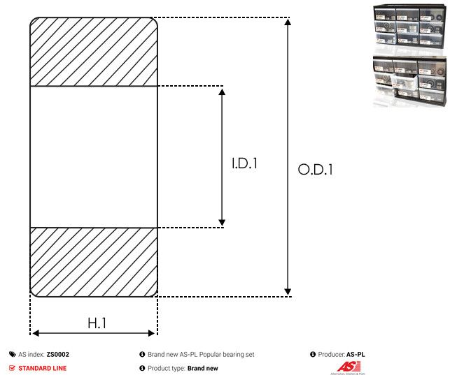 AS-PL ZS0002 Bearing