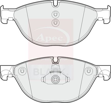 APEC Brake Pad Set, disc brake PAD1739B
