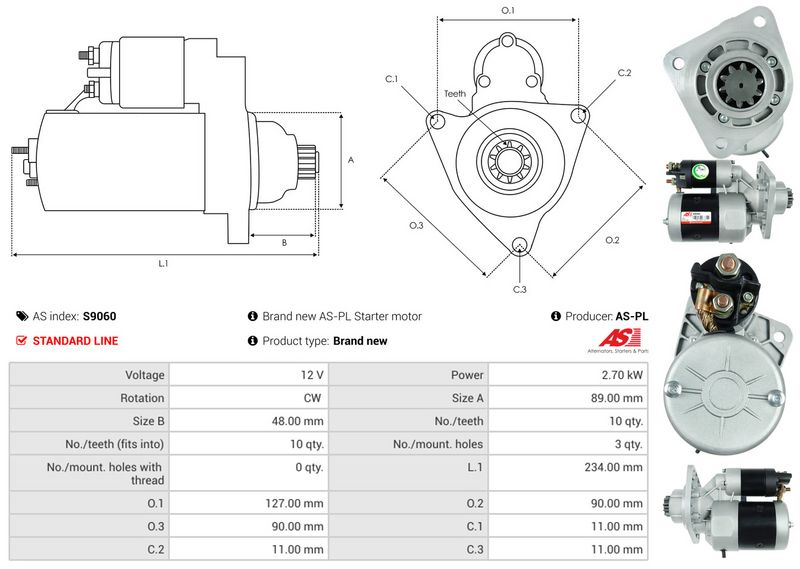AS-PL S9060 Starter
