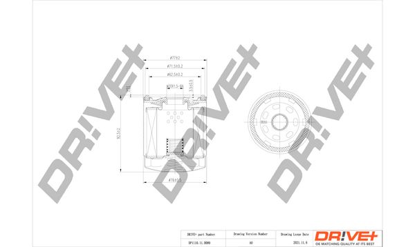 Оливний фільтр, Dr!Ve+ DP1110.11.0089