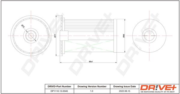 Фільтр палива, Dr!Ve+ DP1110.13.0046