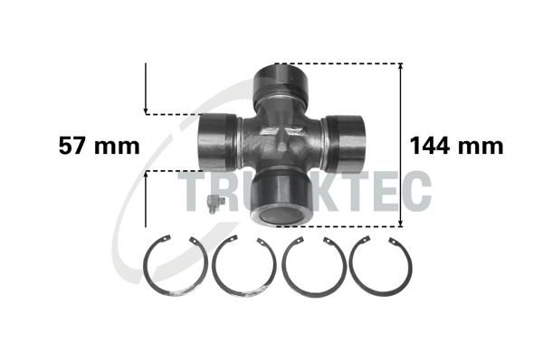 TRUCKTEC AUTOMOTIVE 05.34.001 - Joint, propshaft