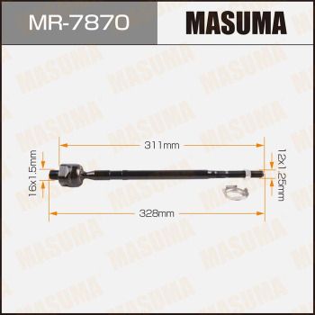 Осьовий шарнір, поперечна кермова тяга, Masuma MR-7870