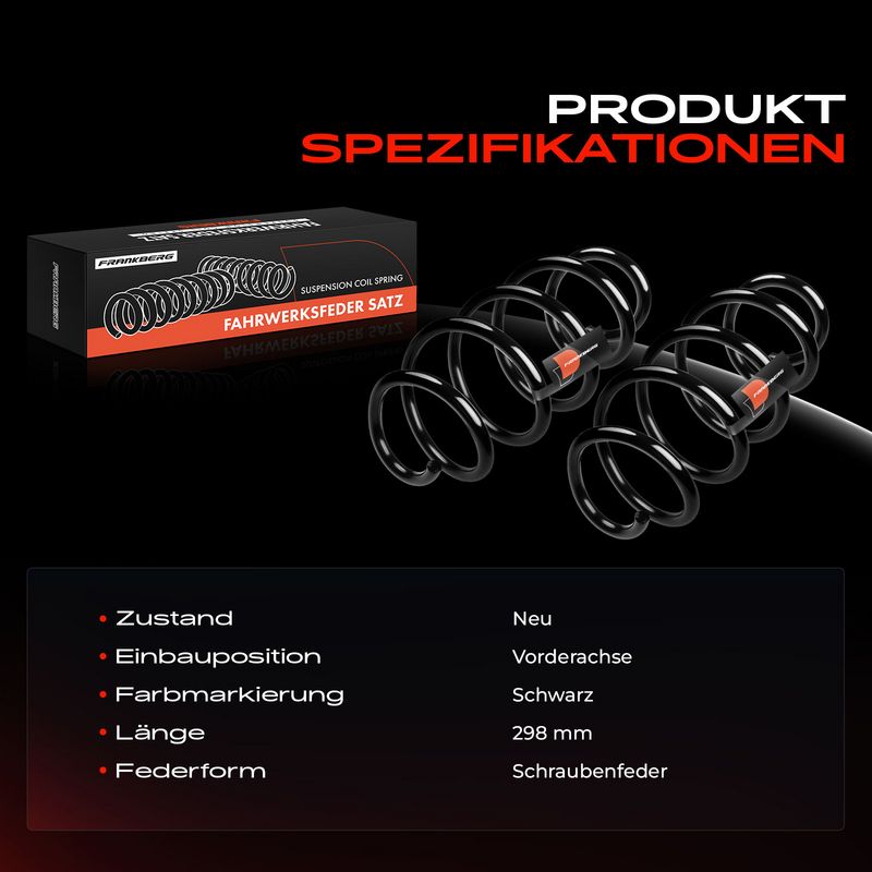 Frankberg 5481FB0009105 Suspension Spring