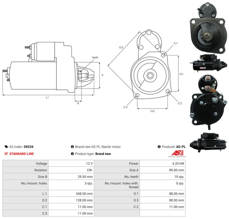 AS-PL S9234 Starter