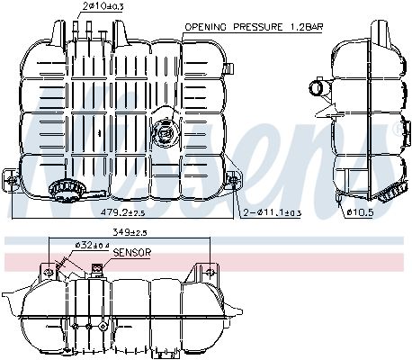 nádrž expanzní VOLVO/RVI Euro 6 996069