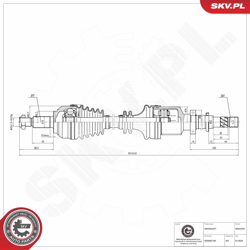 Veovõll, ESEN SKV 40SKV074