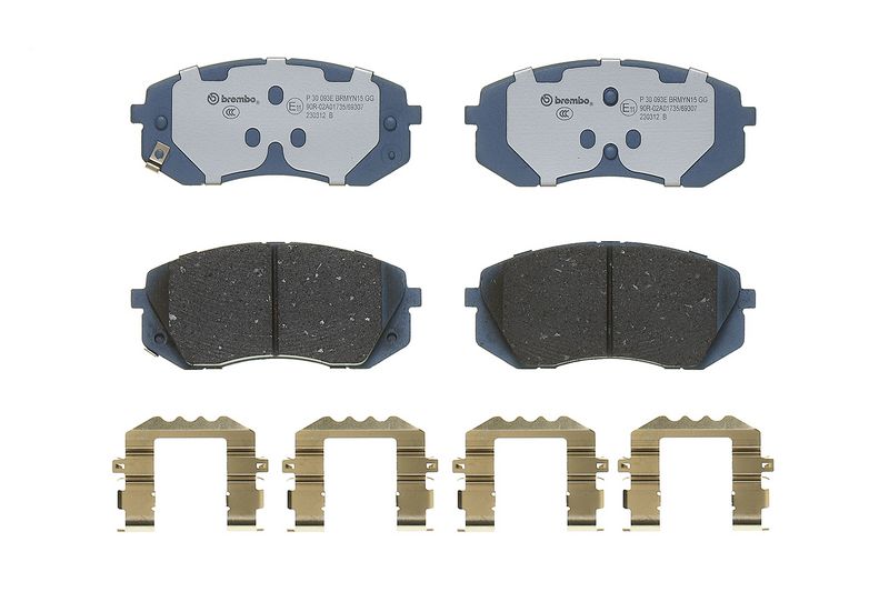 BREMBO P 30 093E Brake Pad Set, disc brake