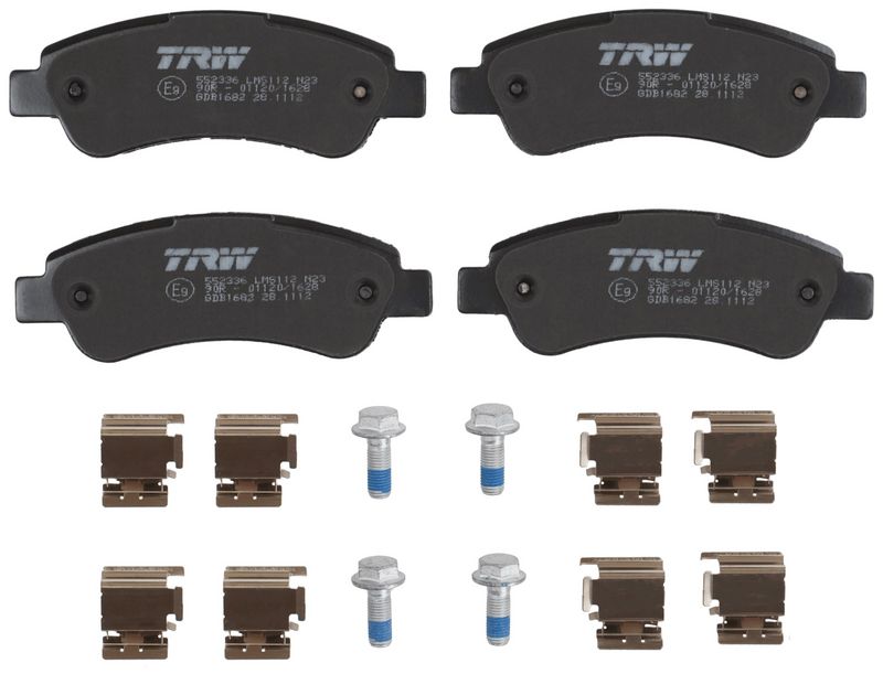 TRW GDB1682 Brake Pad Set, disc brake