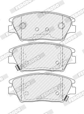 FERODO FDB5432 Brake Pad Set, disc brake