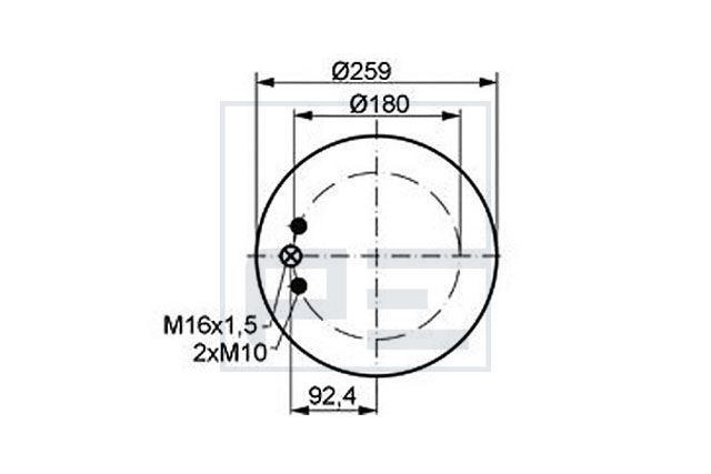 Mech, pneumatické odpružení 084.109-71A