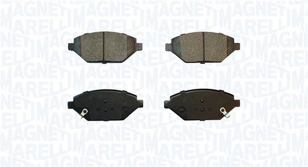 MAGNETI MARELLI fékbetétkészlet, tárcsafék 363916061113