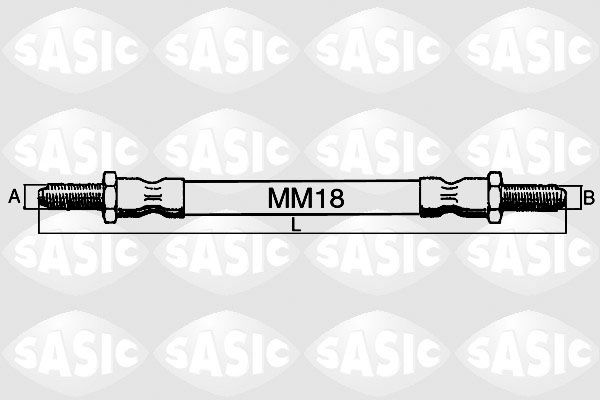 SASIC fékcső SBH6316