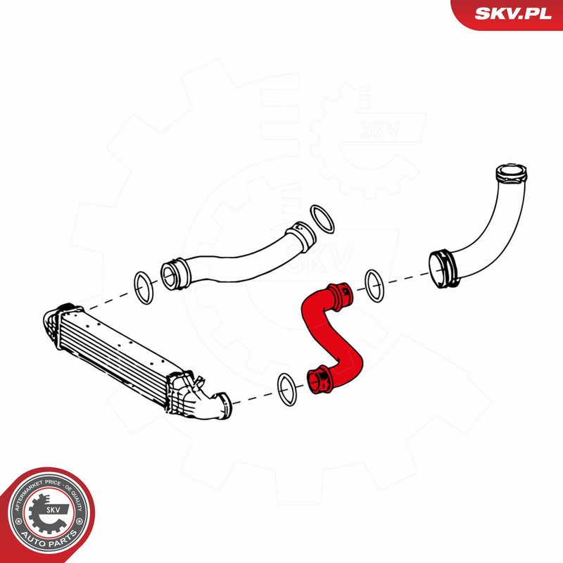 ESEN SKV 24SKV632 Charge Air Hose