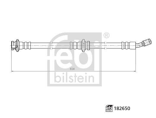 FEBI BILSTEIN 182650 Brake Hose