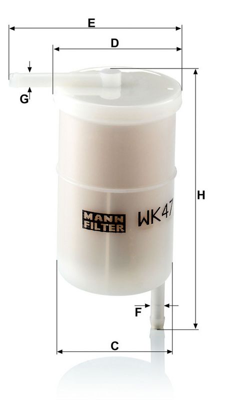 MANN-FILTER WK47 Fuel Filter