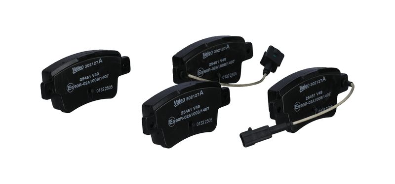 Piduriklotsi komplekt, ketaspidur, VALEO 302127A