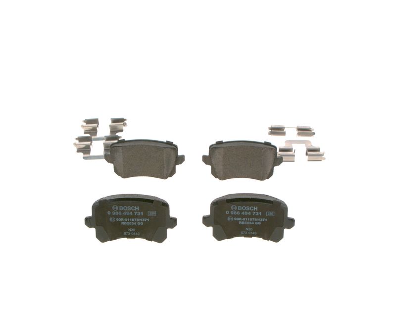 BOSCH 0 986 494 731 Brake Pad Set, disc brake