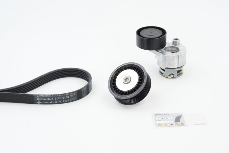 CONTINENTAL CTAM 6PK1130K2 V formos rumbuotas diržas, komplektas