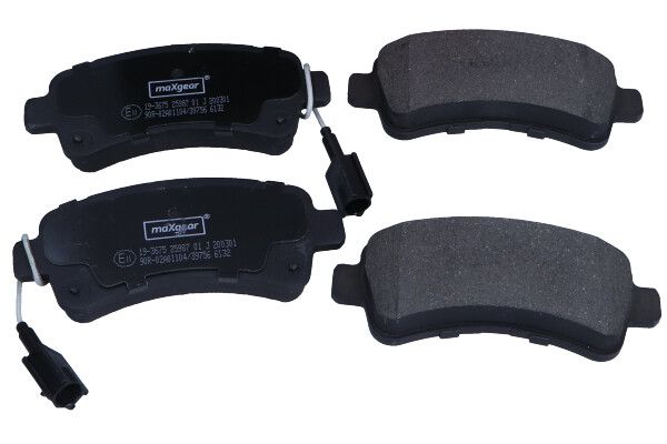 MAXGEAR fékbetétkészlet, tárcsafék 19-3675