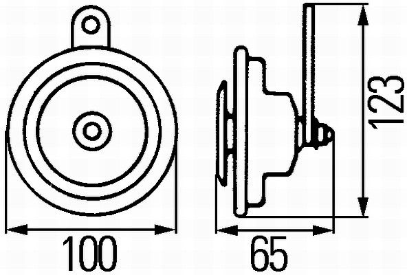 Klakson 3AL 922 300-207